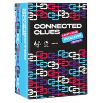 Connected Clues - Um jogo de festa para amigos inteligentes Diversão para adivinhar frases com base na popular categoria de programas de jogos antes e depois Trivia with a Twist