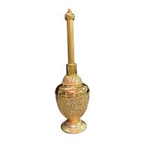 Consagrador Porta Óleo Unção Em Metal Dourado Arabesco Importado 100ml Consagrador Porta Óleo Unção Em Metal Dourado Arabesco Importado 100ml