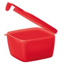 Conserva Metade Quadrado 600ml Pitanga - Tupperware Conserva Metade Quadrado 600ml Pitanga - Tupperware