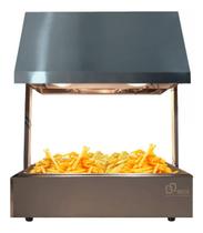 Conservador Aquecedor De Batatas Fritas Cuba 10 Litros Inox
