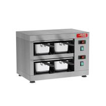 Conservador de Proteínas Horizontal 50 a 100ºc 800w 4 Cubas 1/3 Coproh4 220v - Red Chameleon