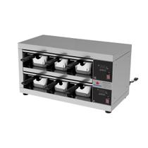 Conservador de Proteínas Profissional Digital Até 80ºc 6 Cubas 1200w Prcprot-06 220v - Progás P46410