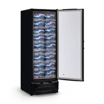 Conservador/Refrigerador Vertical para Gelo e Congelados GPC-57A PR Tripla Ação Porta Cega 577 L Sem Prateleiras Gelopar