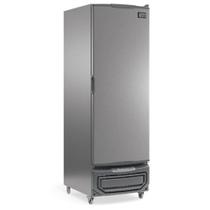 Conservador/Refrigerador Vertical para Gelo e Congelados GPC-57SB TI Tripla Ação Controlador Eletrônico Tipo Inox 577L Gelopar