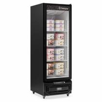 Conservador Vertical Porta de Vidro Gelopar GPF57LP 578L Preto 220V Conservador Vertical Porta de Vidro Gelopar GPF57LP 578L Preto 220V