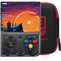 Consola de jogos Miyoo Miyoo Mini Plus com bateria de 3000mAh preta Consola de jogos Miyoo Miyoo Mini Plus com bateria de 3000mAh preta