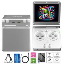 Consola de jogos portátil GiipGoop RG35XX SP com cartão TF de 64GB