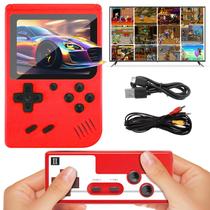 Consola de jogos portátil Kiyicjk Retro Mini com 500 jogos vermelhos