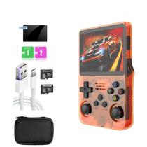 Consola de jogos portátil R36S Retro de 3,5 polegadas e mais de 15.000 jogos 32 GB+64 GB
