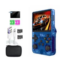 Consola de jogos portátil R36S Retro de 3,5 polegadas e mais de 15.000 jogos 32 GB+64 GB