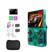 Consola de jogos portátil R36S Retro de 3,5 polegadas e mais de 15.000 jogos 32 GB+64 GB