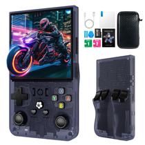 Consola de jogos portátil WDYQJE R36MAX 4.0" IPS 64GB Cinza