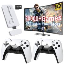Consola de jogos retro Xiskt Retro Game Stick 4K com mais de 20000 jogos