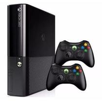 Console 360 E 500gb 2 Controles + 3 Jogos Standard Cor Preto