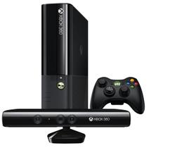 Console 360 + Kinect e 3 Jogos E 4gb Standard Cor Preto - Super Slim