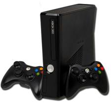 Console 360 Slim 250gb 2 Controles Standard Preto