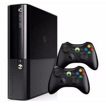 Console 360 Super Slim 250gb + 5 Jogos 2 Controles Standard Cor Preto