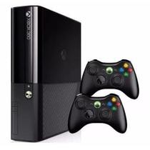 Console 360 Super Slim Standard Preto 3 Jogos com 2 Controles