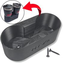 Console automotivo central universal porta copos duplo com porta objetos para carro
