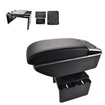 Console Central Universal Carro Camionete Entrada Usb Preto