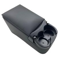 Console Central Universal para Banco de Cabine de Caminhão com Porta-copos, Cinza Console Central Universal para Banco de Cabine de Caminhão com Porta-copos, Cinza