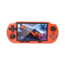 Console De Jogo Portátil Com Iluminação RGB De 64GB, Tela IPS De 4,5 Polegadas Para PS1, GBA, SFC,