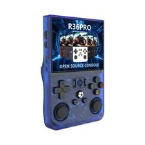 Console De Jogo Portátil Retro R36PRO 64GB 128GB Com Tela IPS De 3,5 Polegadas Sistema Linux Dual