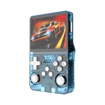 Console De Jogos Portátil 128G R36S Com Tela IPS De 3,5 Polegadas, Jogos Retrô, Sistema ArkOS,