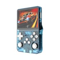 Console De Jogos Portátil 128G R36S Com Tela IPS De 3,5 Polegadas, Jogos Retrô, Sistema ArkOS,