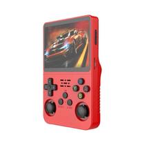 Console De Jogos Portátil 128G R36S Com Tela IPS De 3,5 Polegadas, Jogos Retrô, Sistema ArkOS,