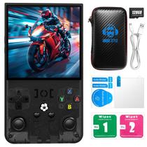 Console de Jogos Portátil DVJQSN R36MAX 4" IPS 64GB Linux