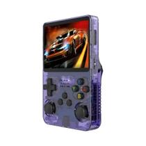 Console De Jogos Portátil Retro R36S 64GB 128GB Com Tela IPS De 35 Polegadas E Sistema Operacional