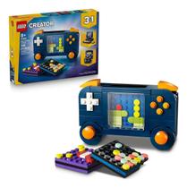 Console de Jogos Retrô LEGO Montável Decorativo Estilo Videogame Clássico Criativo 8 Anos