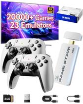 Console de jogos retrô RMOKA 2025 com emuladores 4K HDMI 2.3 de 64 GB