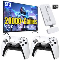 Console de jogos retrô Stick WDYQJE com jogos 4K HDMI 20000+