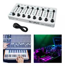 Console De Mixagem Com Controlador MIDI Sem Fio USB 43 Botões Para Instrumentos Eletroacústicos SMC-Mixer - M-Vave