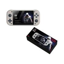 Console De Videogame Portátil Retro M17 Com Sistema Linux, Tela IPS De 4.3 Polegadas, 64GB/128GB