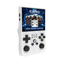 Console De Videogame Portátil Retrô R36 pro Com Tela IPS De 3,5 Polegadas, 128GB, Sistema Linux De