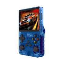 Console De Videogame Portátil Retro R36S ARKOS De 64GB Com Tela IPS De 3,5 Polegadas Em Várias Cores