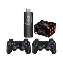 Console De Videogame Retro 4K HD 64G Com Mais De 15000 Jogos E Controle Sem Fio Duplo Para Jogos Em