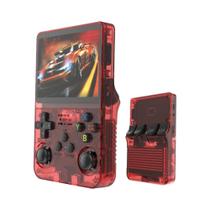 Console De Videogame Retro Portátil R36S De 64GB Com Tela IPS De 3,5 Polegadas E Sistema Linux