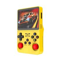 Console De Videogame Retro Portátil R36S De 64GB Com Tela IPS De 3,5 Polegadas Sistema Linux