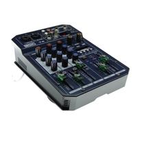 Console Mesa de Som Mixer 4 Canais Interface Usb Boxx T4