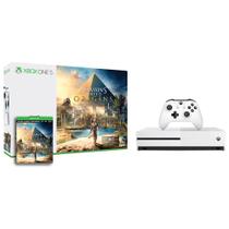Console Microsoft Xbox One S 1TB + Assassins Creed Origins com Controle Sem Fio Branco