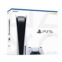 Console Playstation 5 + 01 Controle DualSense Sony SSD 825GB Branco Versão Blu-Ray