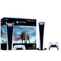Console PlayStation 5 Digital Edition Branco + God Of War Ragnarök + Controle Sem Fio Dualsense Branco