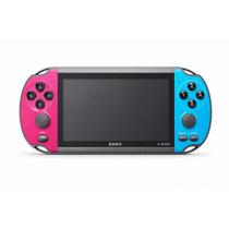 Console Portátil Eony A-8290 16GB Tela 4.8" Compatível com10.000 Jogos Retrô Azul e Vermelho Video Game Compacto