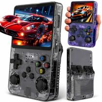 Console Portátil R36S +18.000 Jogos 64gb Tela IPS 3.5 Linux Vídeo Game Retrô Emula Ps1 Psp N64 Pront
