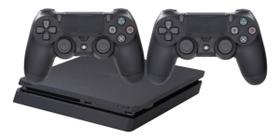 Console PS 4 Slim 1tb Extra Dualshock 4 Controller Cor Preto Onyx