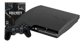 Console PS3 Slim 160gb Call Of Duty: Black Ops Cor Charcoal Black
